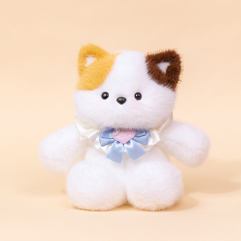 sku06 颜色 跑跑三花猫+蓝色公主围兜
