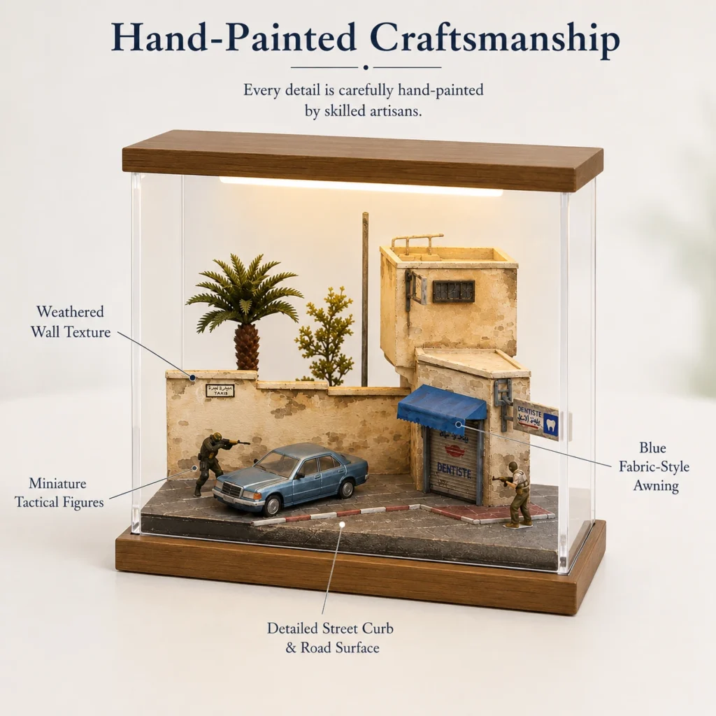 CS2 Dust2 A Site Handmade Miniature Diorama hand-painted detail