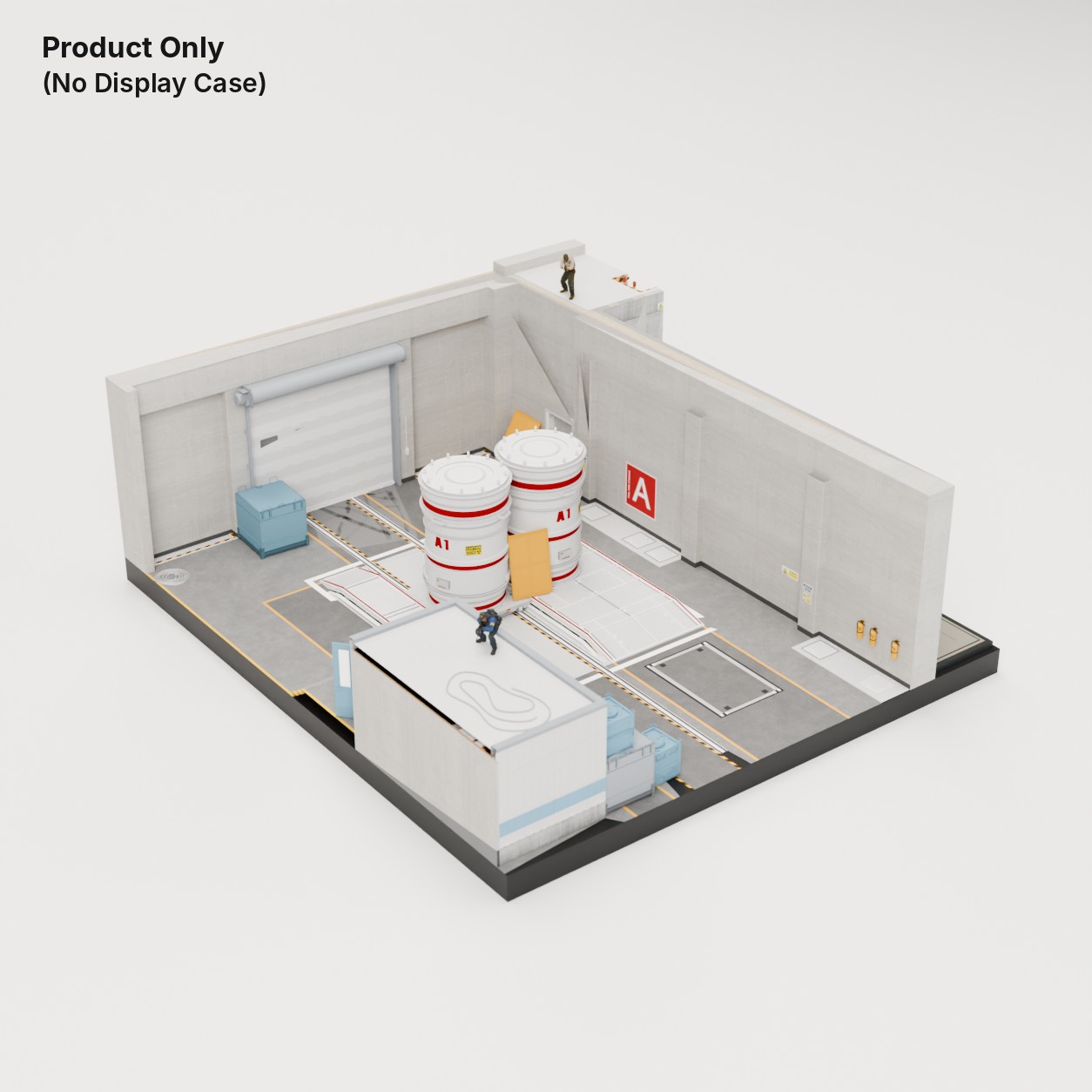 Nuke A Site miniature diorama without a display case