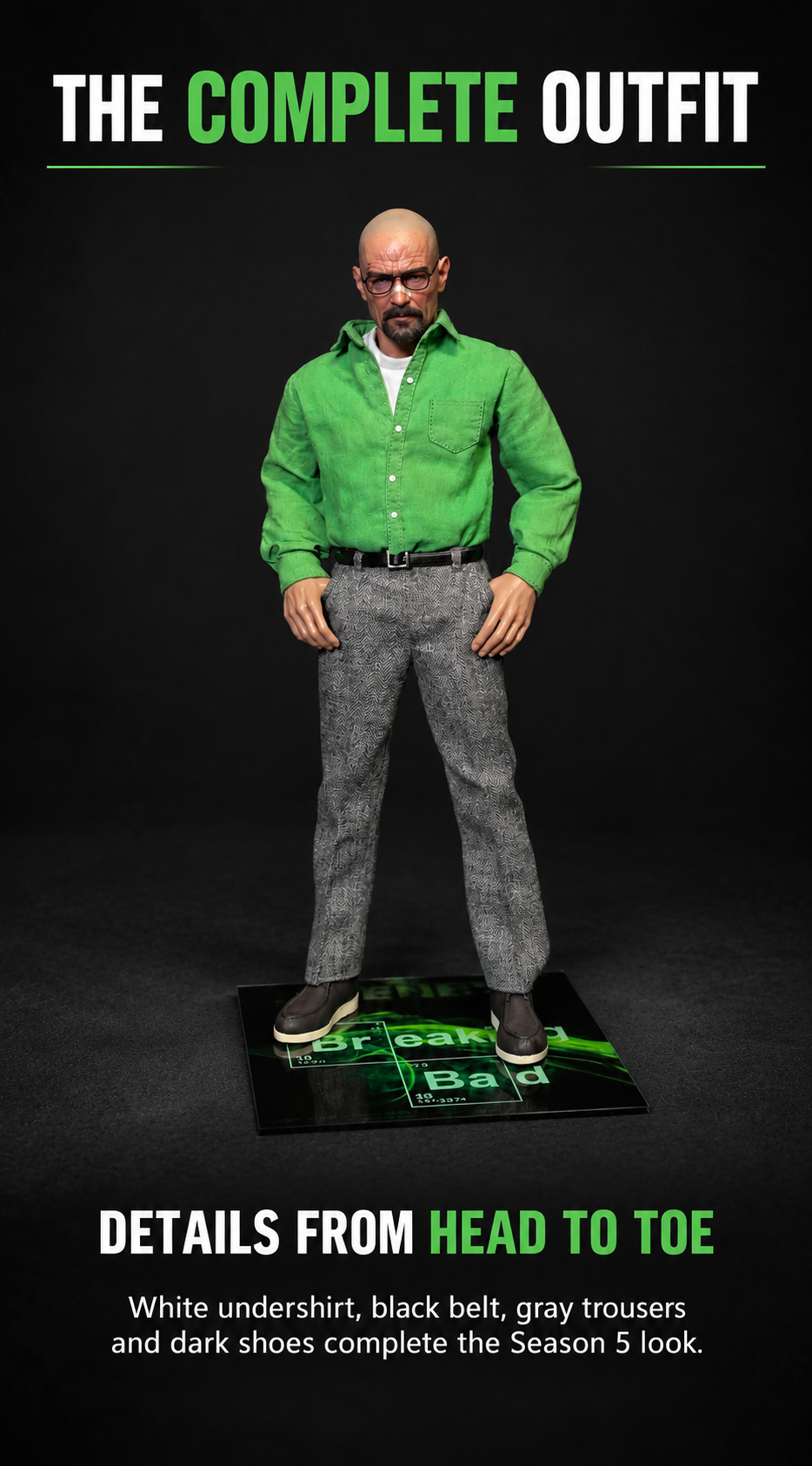Walter White fabric outfit details