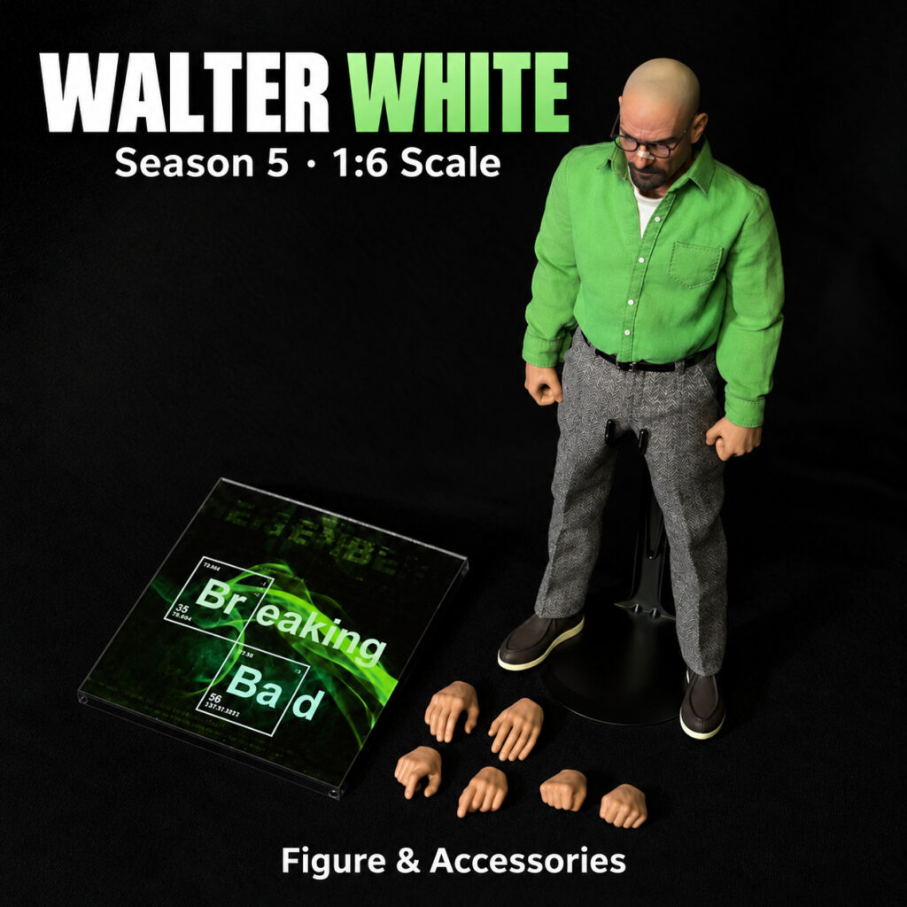 Walter White figure with included accessories