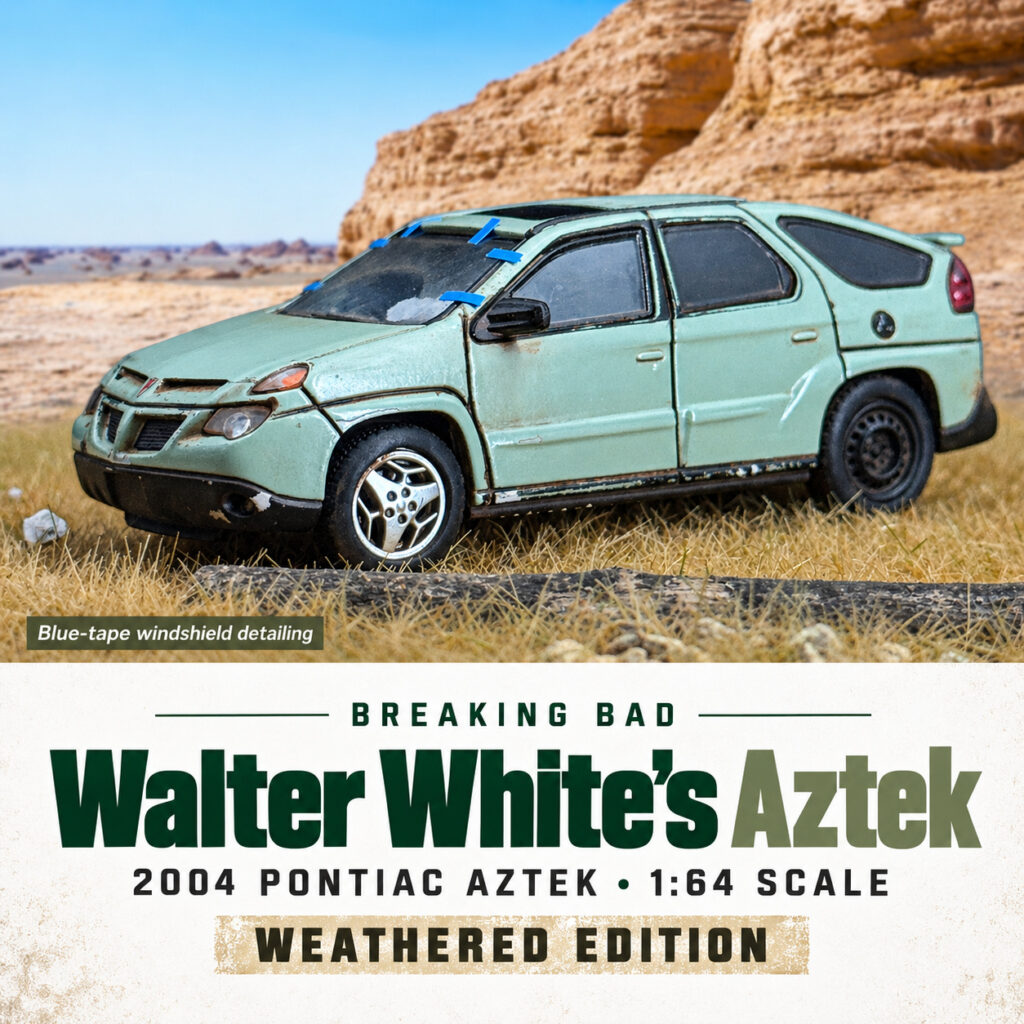 Breaking Bad Walter White’s 2004 Pontiac Aztek – 1:64 Scale