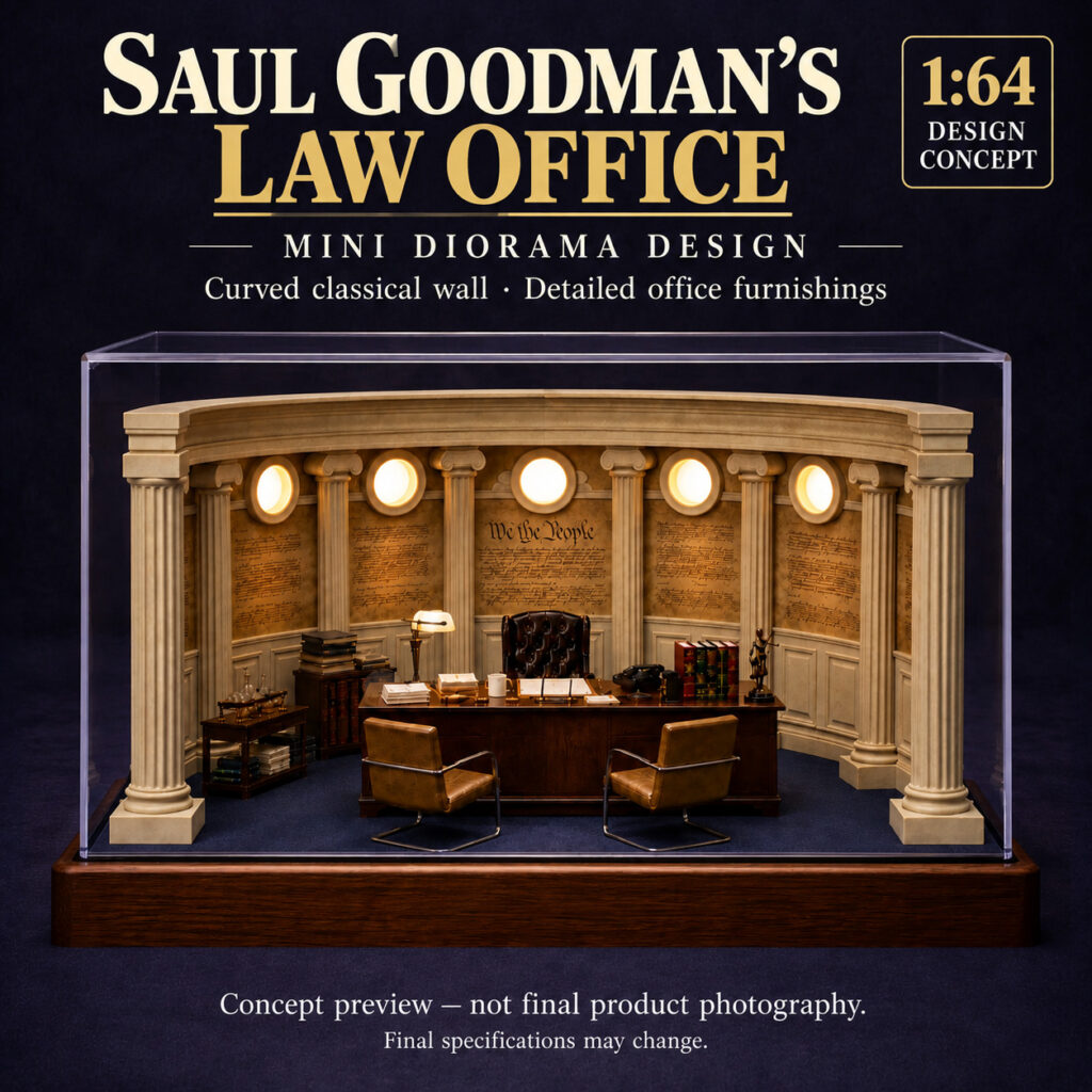 Saul Goodman’s Law Office — Diorama Design Concept